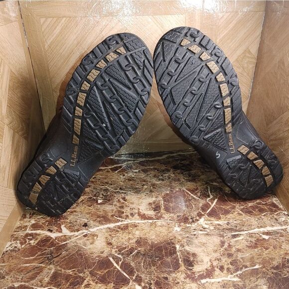 L.L Bean Men Duck leather boots shoes size 10 M - Picture 4 of 10